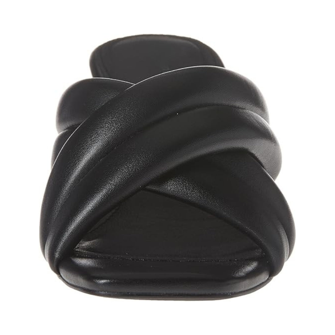 Sandales à talon bloc femme, brides croisées rembourrées, style chic et confortable