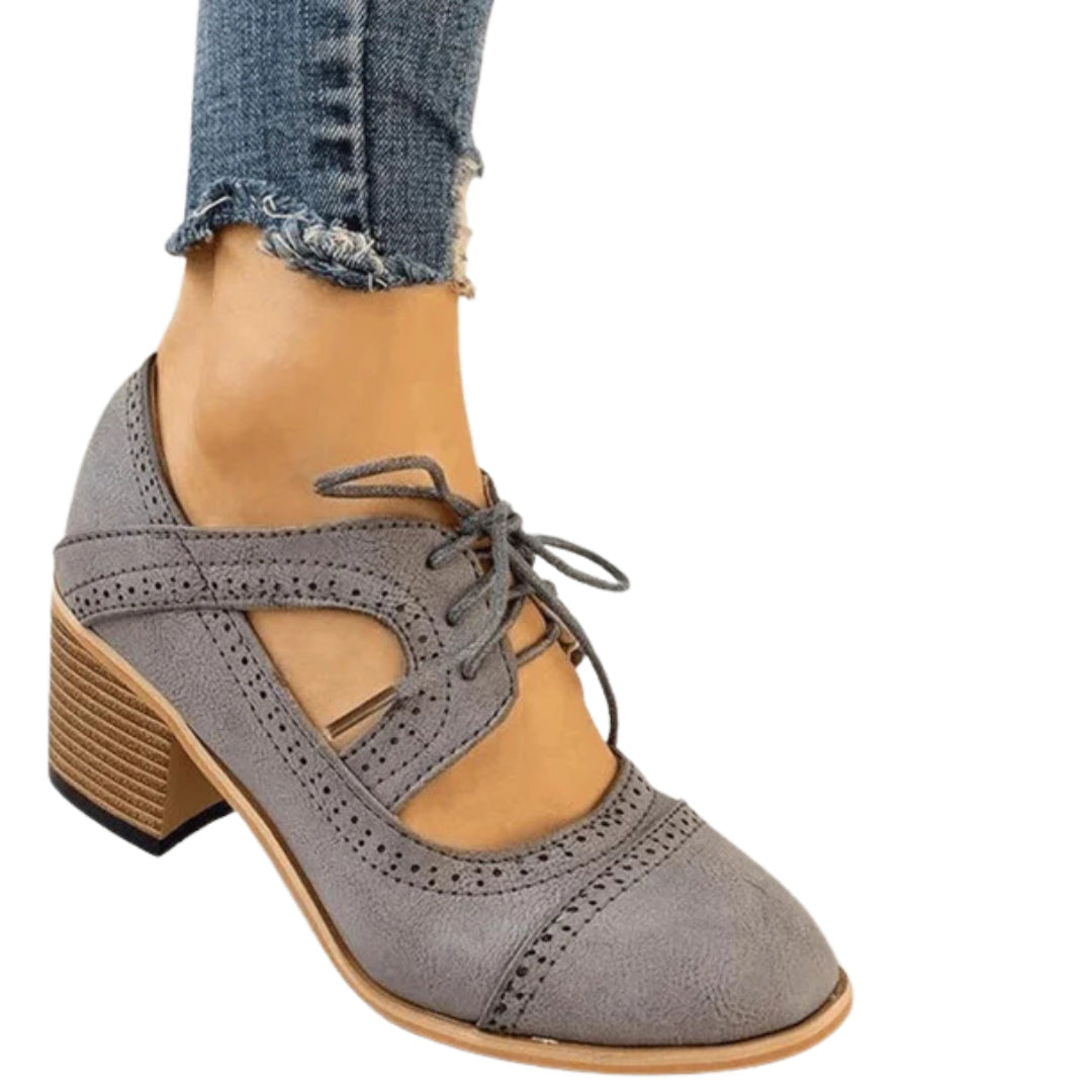 Bottines Rétro pour Femme en Daim