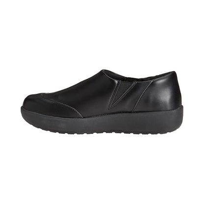 Chaussures de service antidérapantes pour femme en cuir