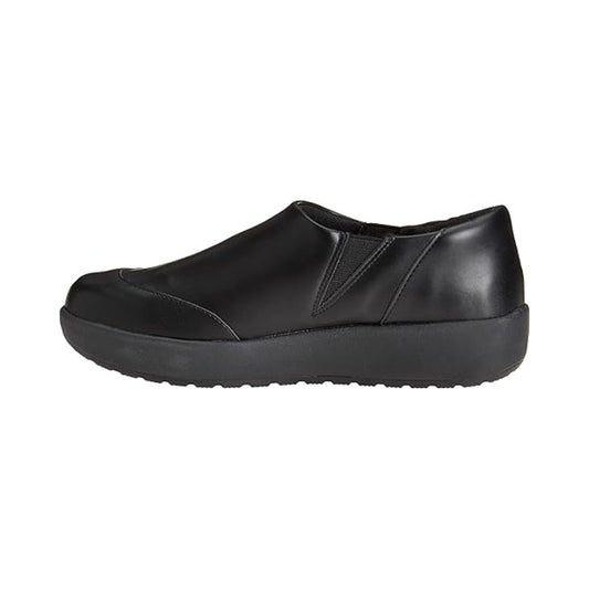 Chaussures de service antidérapantes pour femme en cuir