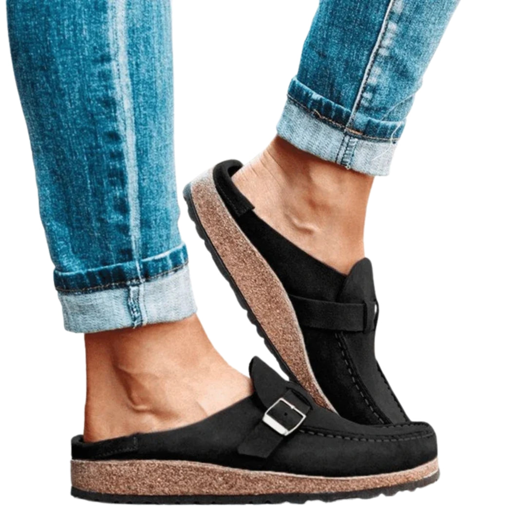 Sandales Orthopédiques Plates pour Femmes en Maille Respirante