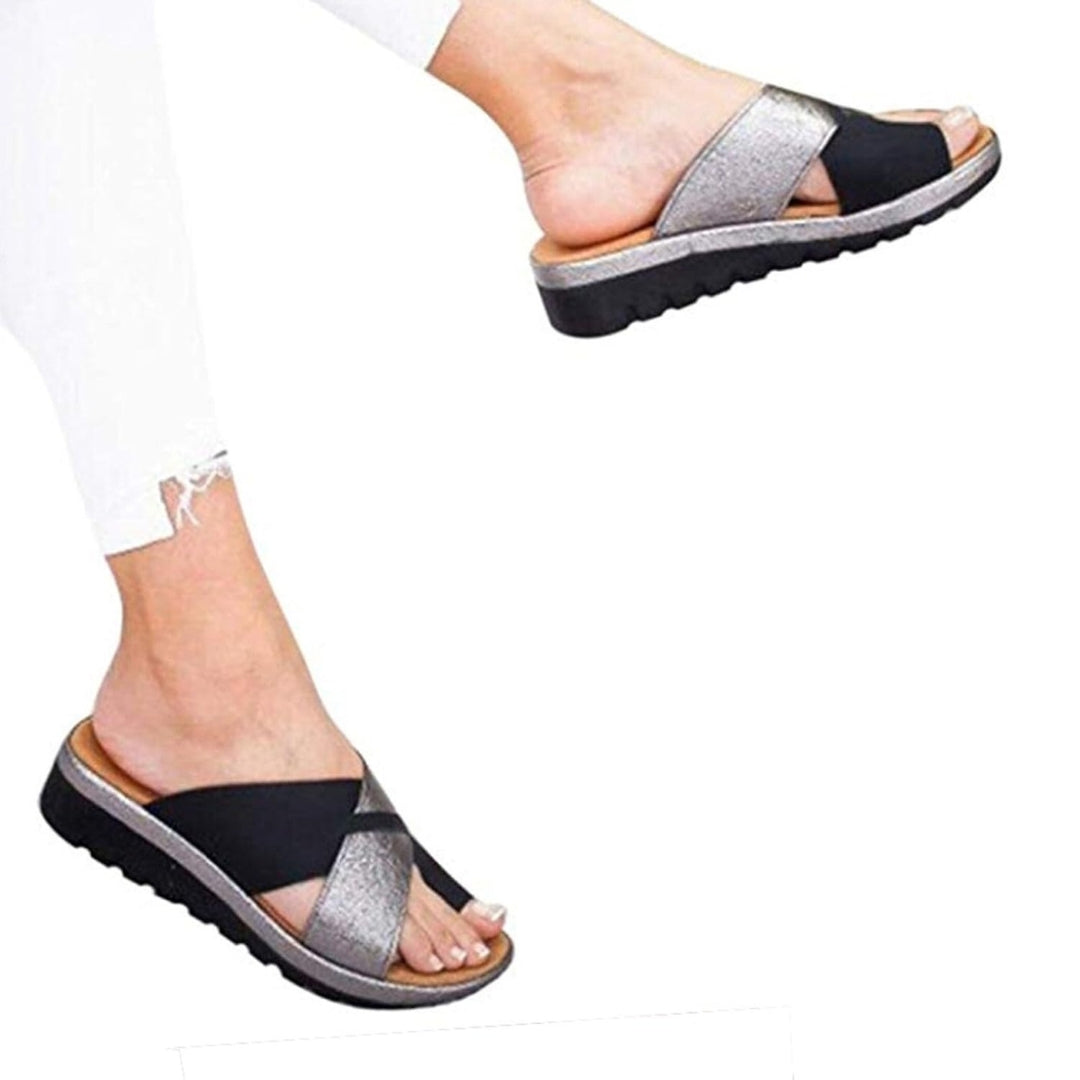 Sandales confortables pour les femmes qui ont des oignons
