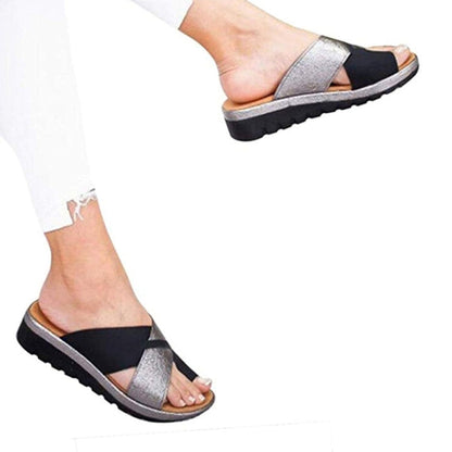 Sandales confortables pour les femmes qui ont des oignons