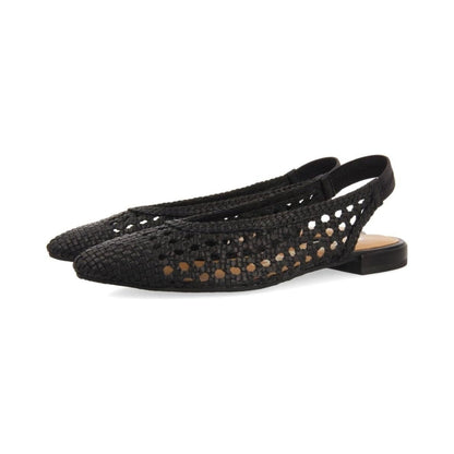 Ballerines en cuir pour femmes, pour une élégance tressée et un confort durable