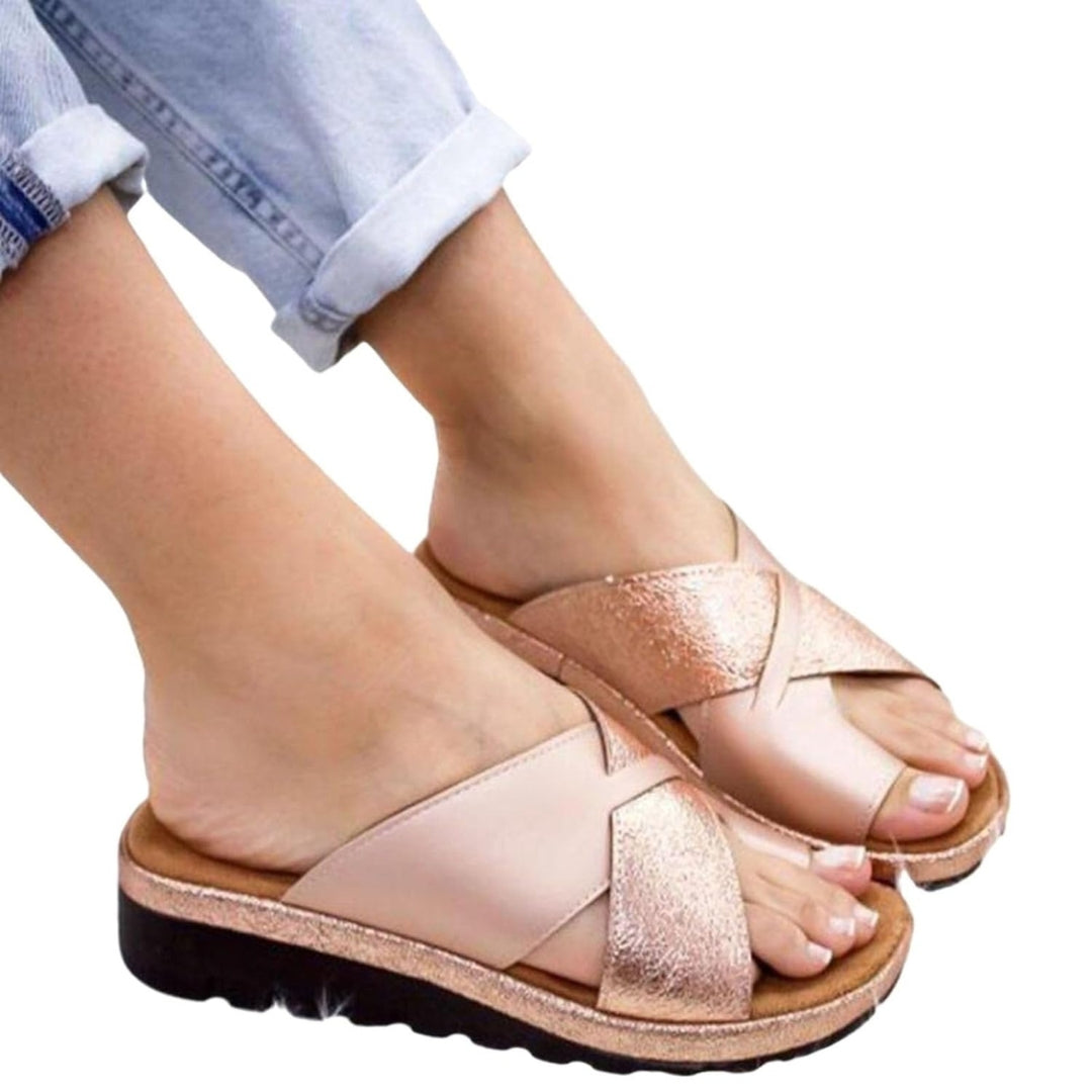 Sandales confortables pour les femmes qui ont des oignons
