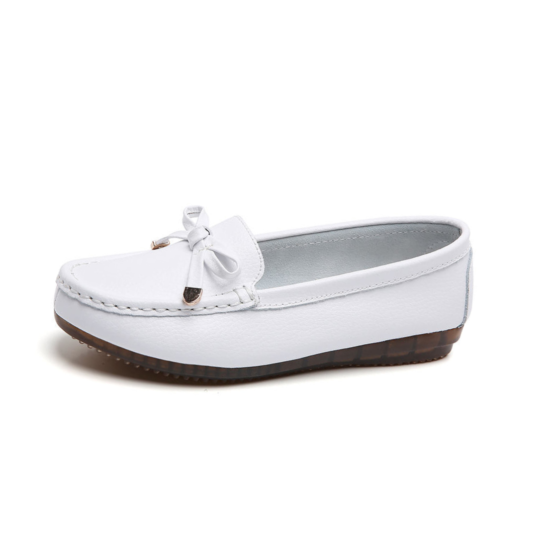 Chaussures Femme  en Cuir Véritable avec une semelle en caoutchouc anti-dérapante