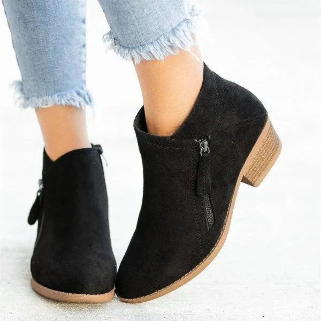 Bottines Hautes pour Femme en Cuir Synthétique