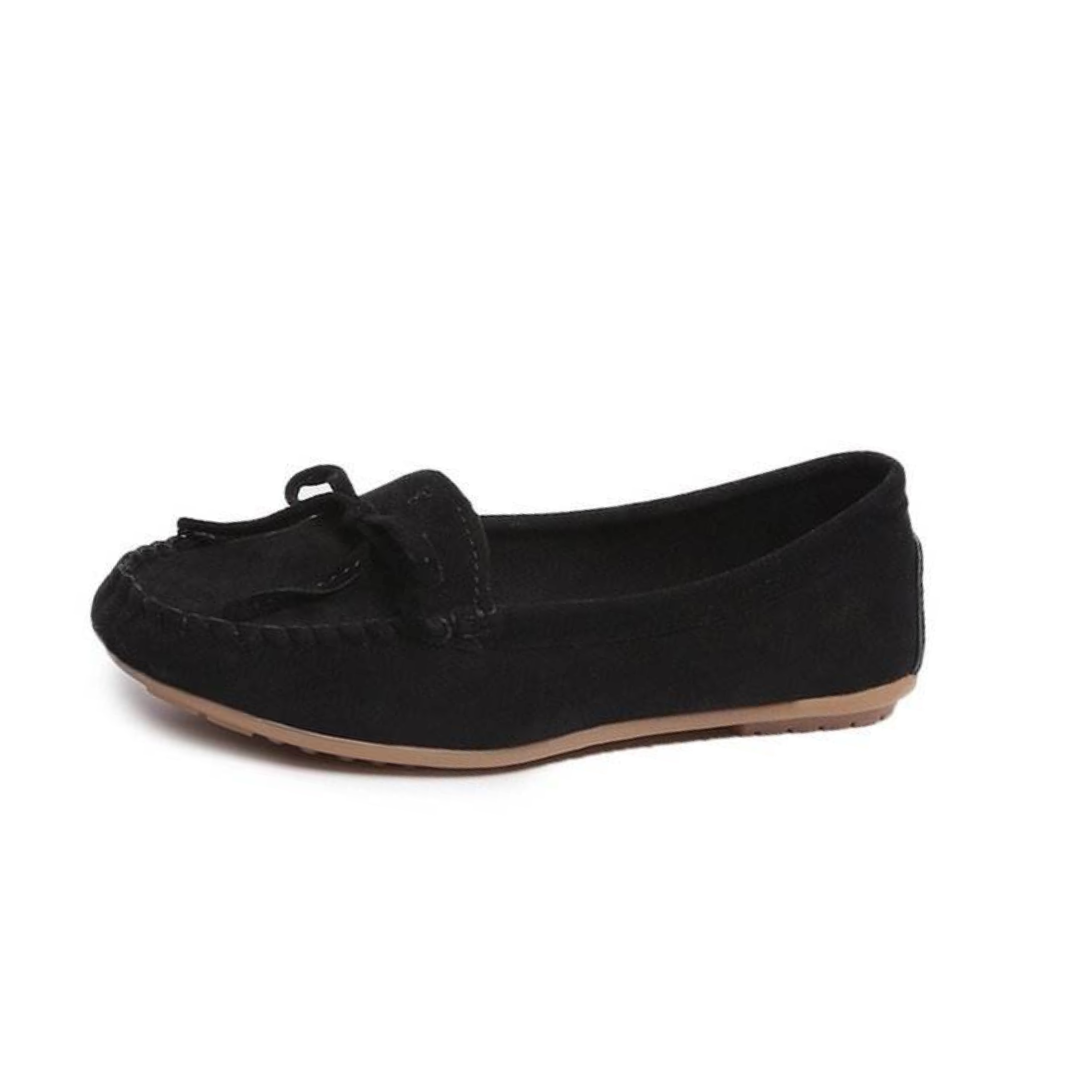 Chaussures féminines en PU souple avec une doublure en coton