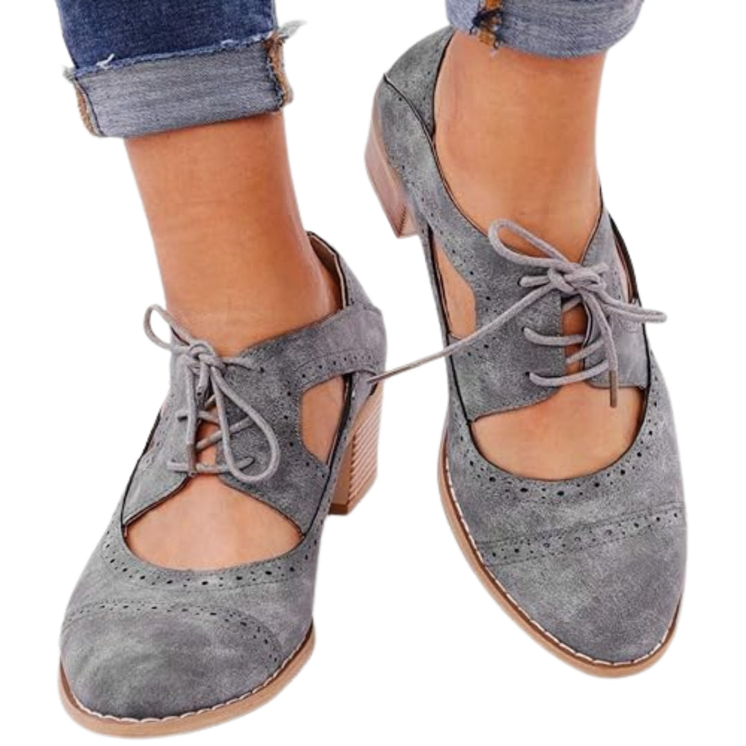 Bottines Rétro pour Femme en Daim