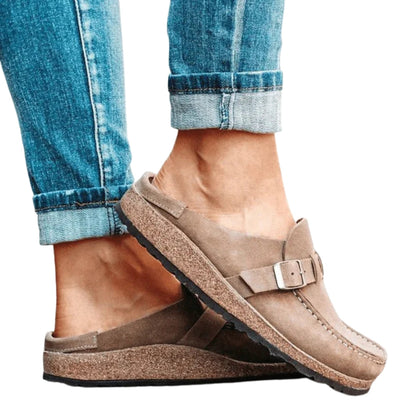 Sandales Orthopédiques Plates pour Femmes en Maille Respirante