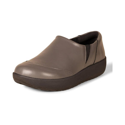 Chaussures de service antidérapantes pour femme en cuir