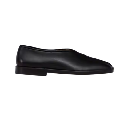 Chaussures féminines en maille de luxe avec un bout carré