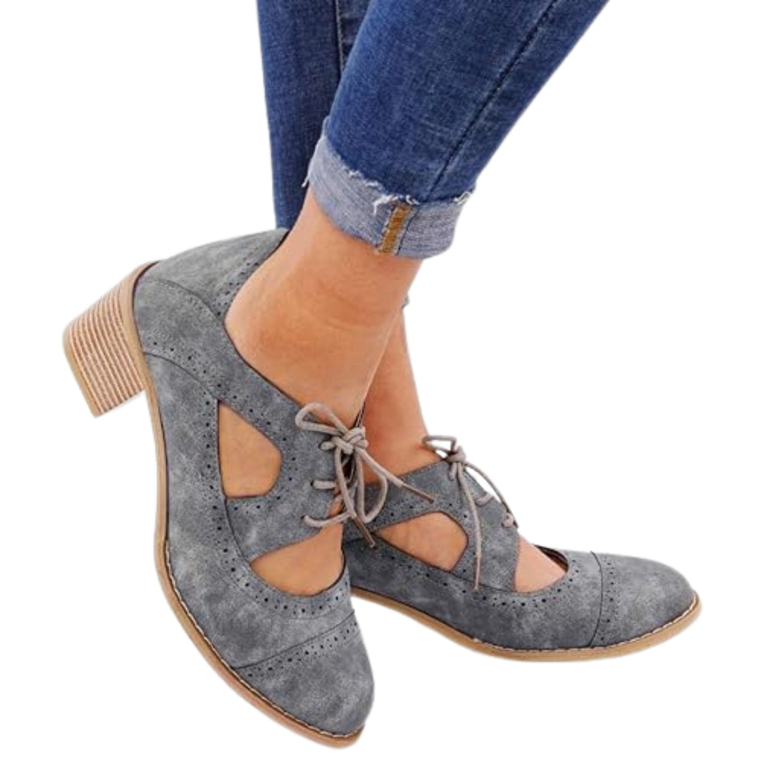 Bottines Rétro pour Femme en Daim