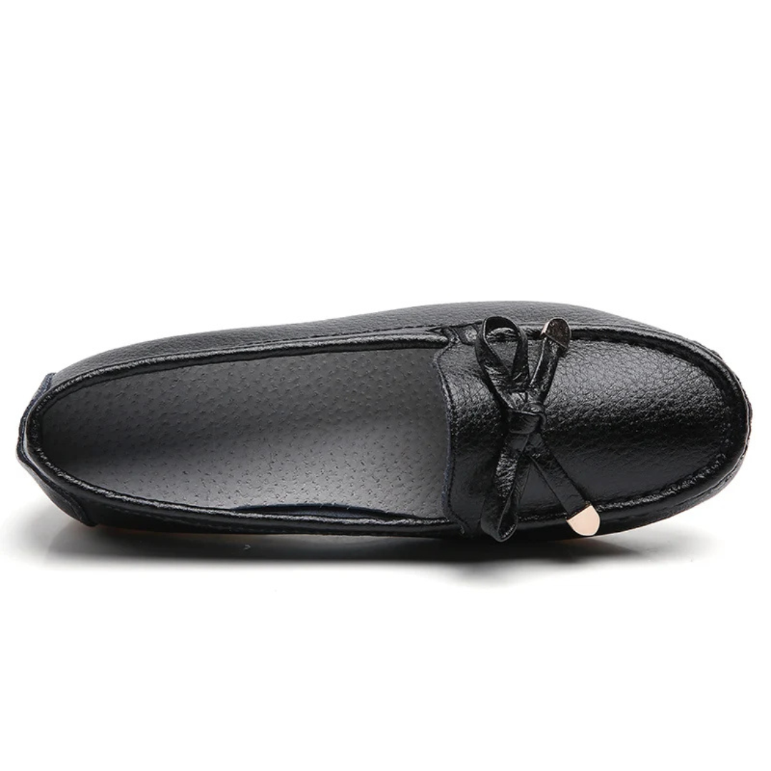 Chaussures Femme  en Cuir Véritable avec une semelle en caoutchouc anti-dérapante