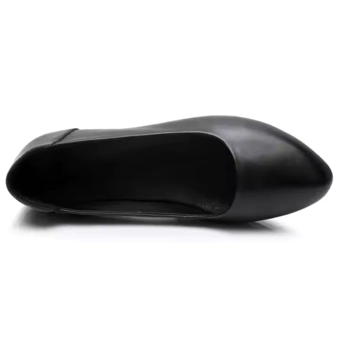 Chaussures femme en cuir de vache véritable à talon carré moyen