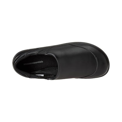 Chaussures de service antidérapantes pour femme en cuir