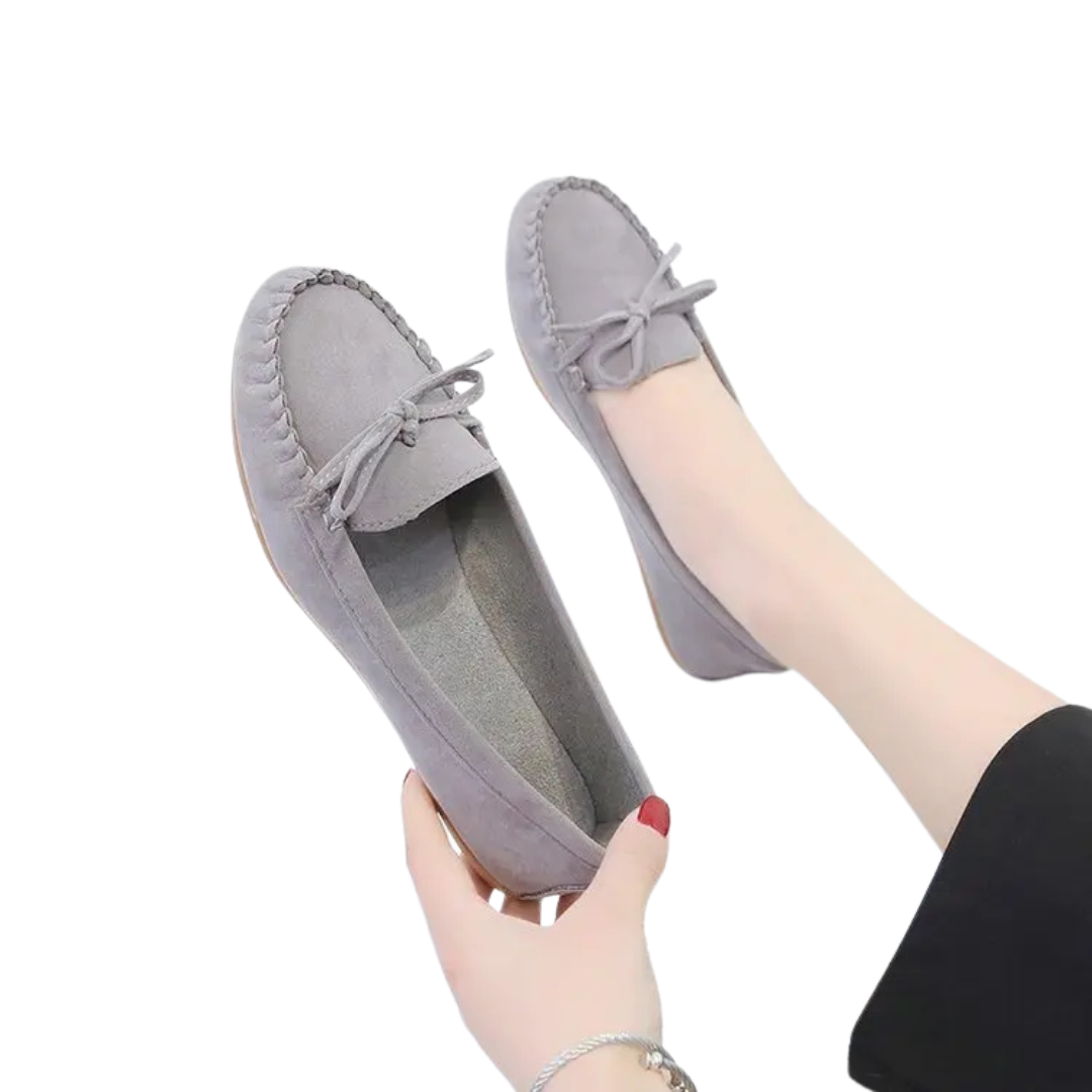 Chaussures féminines en PU souple avec une doublure en coton