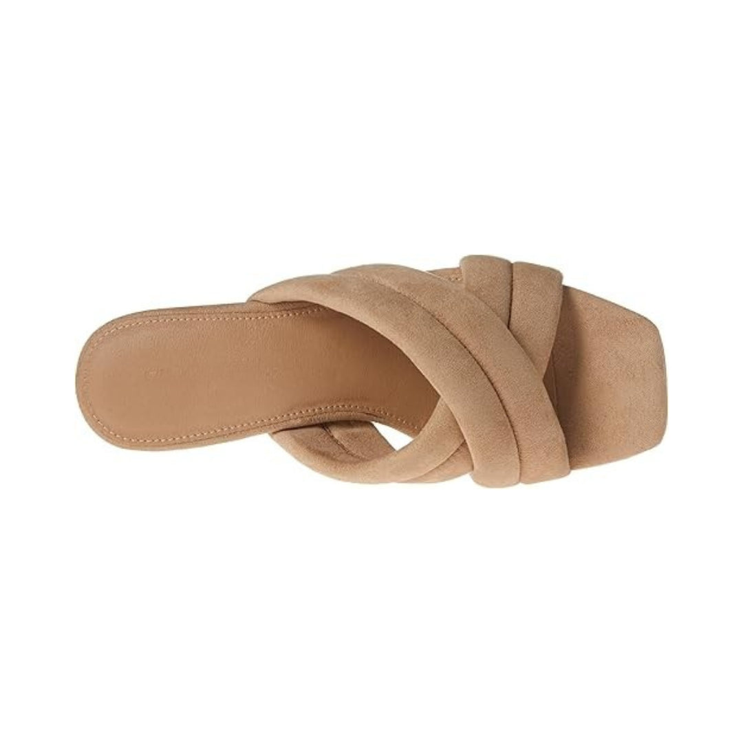 Sandales à talons croisés pour femmes pour un confort surélevé