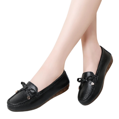 Chaussures Femme  en Cuir Véritable avec une semelle en caoutchouc anti-dérapante