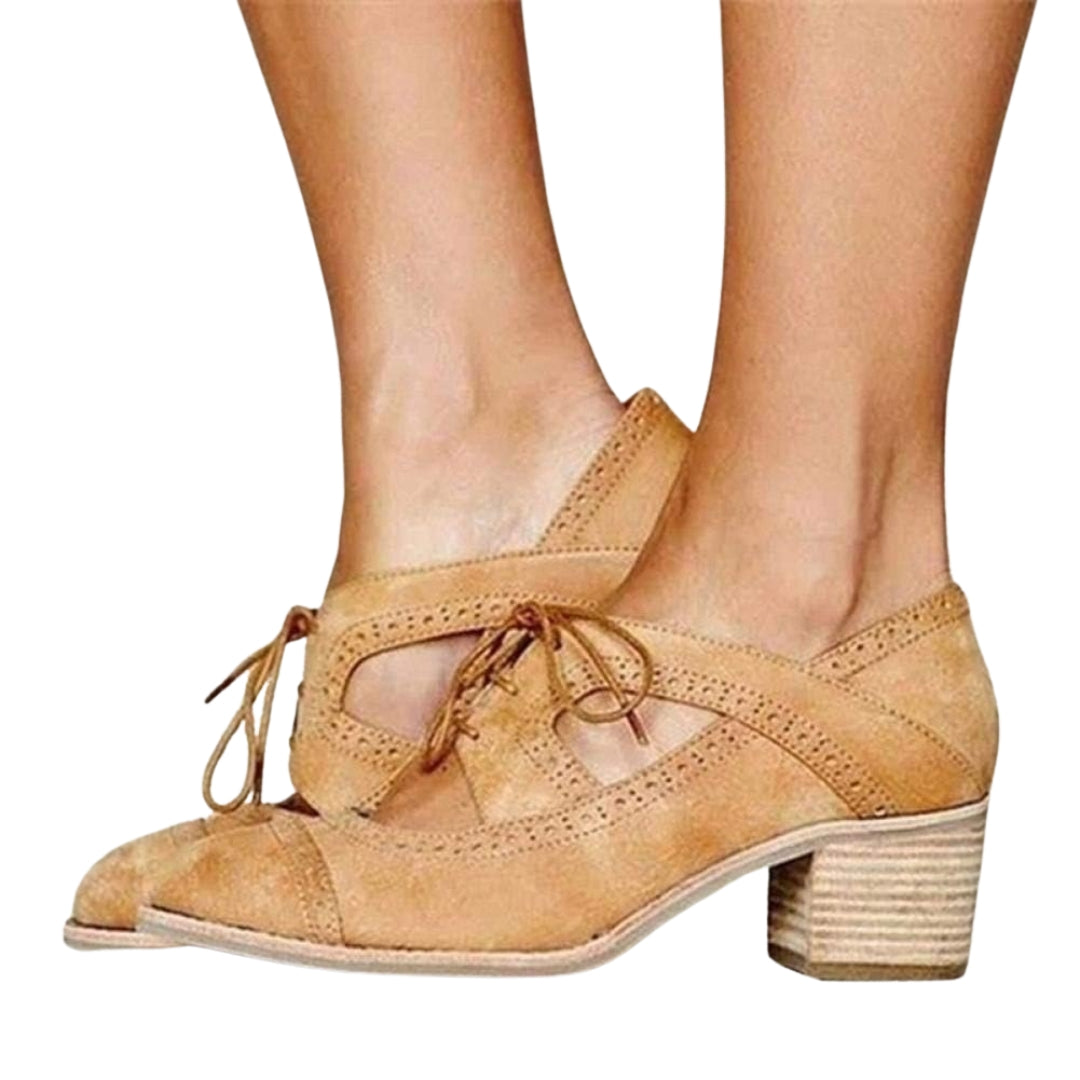 Bottines Rétro pour Femme en Daim