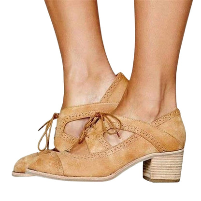 Bottines Rétro pour Femme en Daim