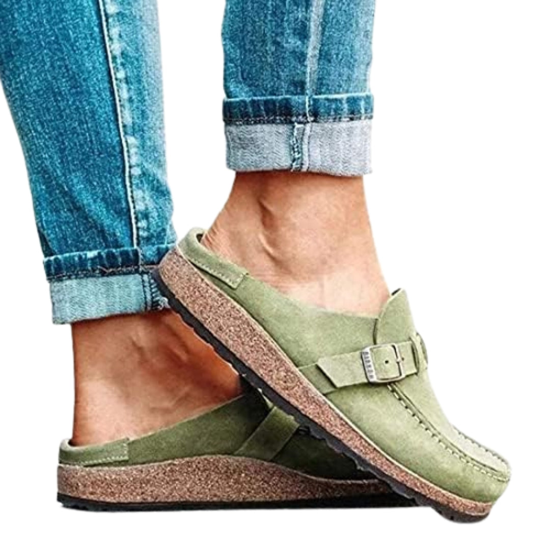 Sandales Orthopédiques Plates pour Femmes en Maille Respirante