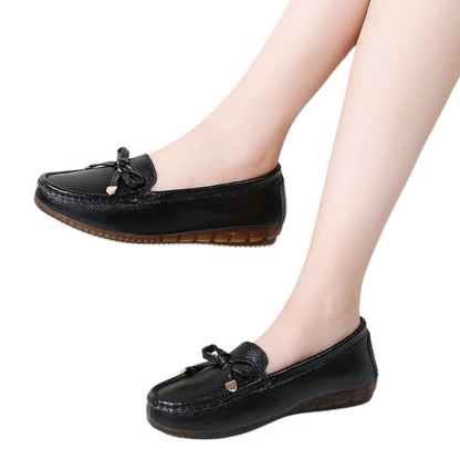 Chaussures Femme  en Cuir Véritable avec une semelle en caoutchouc anti-dérapante