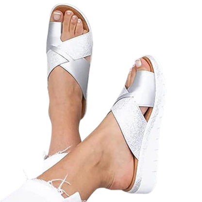 Sandales confortables pour les femmes qui ont des oignons