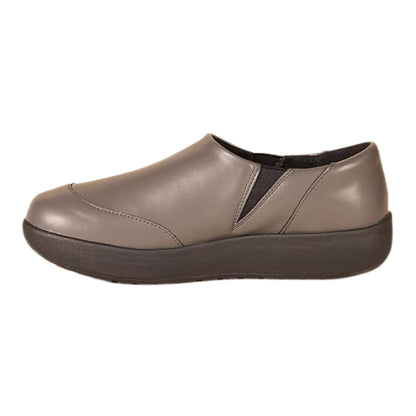 Chaussures de service antidérapantes pour femme en cuir